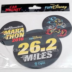 Disney runDisney 2016 Walt Disney World Marathon 26.2 Miles Car Magnet